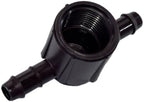 NETAFITM Drip Irrigation Barbed Fittings,3/8" 12MM Black Drip Tubing Coupler Elbow Tee Reducer Adapter for drip line with 0.426" ID - Image 6