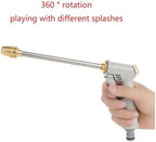 Stainless Steel High Pressure Hose Nozzle, 26 Inch Adjustable Spray Gun for Garden & Car Cleaning - Image 2