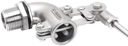 Adjustable Float Ball Valves - 3/4" NPT Male Thread Stainless Steel 304 Elbow Flow Control Float Valve for Automatic Water Level Control Tank Pond Water Tower - Image 6