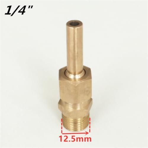 5pcs 1/8" 1/4" 3/8" 1/2" 3/4" copper/brass adjustable fountain Jet nozzles(1l4) - Image 2