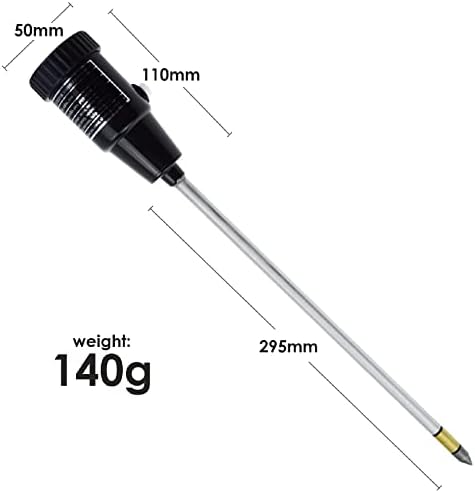 Durable Soil Meter, Waterproof Soil PH Moisture Meter Tester Kit Tools with 295Mm Long Electrode Probe for Indoor & Outdoor Gardens Plants - Image 5