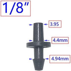 Utility Connector Adapter Hose Connector Adapter 1/8 1/4 inch Garden Irrigation Connector, Barbed Single and Double Elbow Drip Irrigation Arrow Connector, for 3/5 4 / 7Mm Hose/1I8 Thread - Image 7