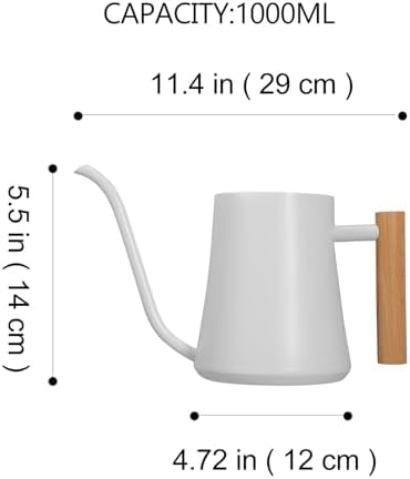 Retro Stainless Steel Watering Can for Plants with Long Spout and Ergonomic Handle Indoor Garden Watering Pot for Flowers and Houseplants - Image 2