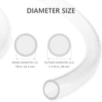 Eastrans 50ft x 7/8" Clear Vinyl Tubing, Flexible Plastic PVC Tubing - Image 2