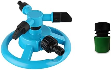 Lawn Garden Sprinkler Automatic Garden Watering Lawn Sprinklers 360 Rotating Degree Grass Plants Irrigation System with Nozzle for Home Yard(Blue) by Unknown
