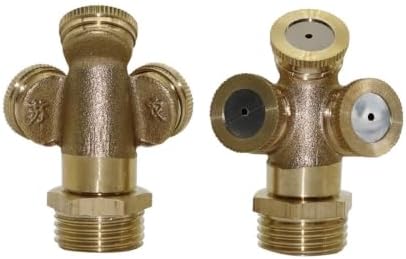 1PC 1/2" Misting Nozzle Brass Atomizing Spray Fitting Nebulizer Hose Connector Adjustable Garden Irrigation - Image 6