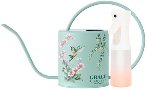 Indoor Watering Can & Mist Spray Bottle Set for Indoor Plants - Decorative by GraceandAugust