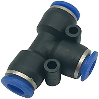 Garden Lawn Sprinkler Irrigation System 5 Pieces of Mist Cooling Slide Lock Nozzle Low Pressure Mini Quick Coupling Garden Irrigation Sprayer with Filter 6 Mm (Color : Slip tee connectors) by Lrjskwzc