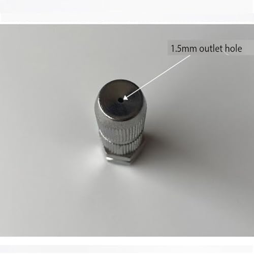 Irrigation Nozzles Adjustable Copper Atomizing Nozzles Drip Irrigation Sprayers Garden Cooling Irrigation Equipment Directly Spray Silver 5pc - Image 7