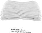Toyvian Self Watering Cotton Rope Wick Cord for Potted Plants 6mm X 50m DIY Hydroponic Absorbent Gardening Cord Indoor Outdoor Automatic Irrigation Accessory - Image 2