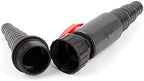 Hose Splitter,Tap Connector 25mm(3/4"") ~ 38mm(1 1/2"") Hose Valve Fish Pond Joint Irrigation Water Pipe Connectors Aquarium Fish Tank Adapter, Black - Image 3