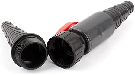 Hose Splitter,Tap Connector 25mm(3/4"") ~ 38mm(1 1/2"") Hose Valve Fish Pond Joint Irrigation Water Pipe Connectors Aquarium Fish Tank Adapter, Black - Image 3