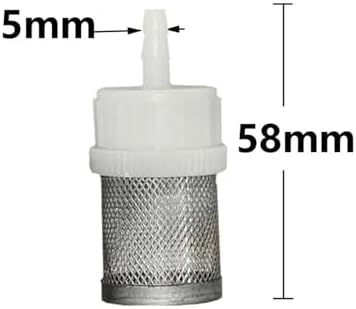 Pressure Washer, Stainless Steel Hose Barb Filter 2 Pcs 4-20mm Water Pump Drip Irrigation Fuel Gas(4mm,4MM) - Image 2