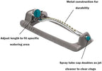 Gilmour Adjustable Rectangular Lawn-Sprinkler, Water Sprinkler for Large Area Coverage, Hose_Sprinkler for Lawn and Garden, Gray (Pack of 4) - Image 5