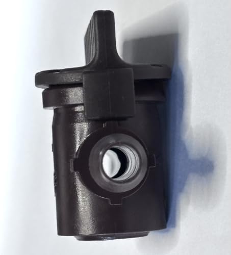 NETAFITM Drip Irrigation Barbed Fittings,3/8" 12MM Black Drip Tubing Coupler Elbow Tee Reducer Adapter for drip line with 0.426" ID (Shut-Off Valve -12mm (3/8") Insert (Ins x Ins), 5 Count) - Image 5