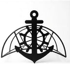 Ship Anchor Hose Holder Wall Mount Heavy Duty 125'5/8" Garden Hose Hanger by Unknown