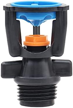 1/2" External Thread Rotating Sprinklers Mini Wobbler Irrigation Water Spray Sprinkler Farm 360 Degree Rotary Watering Nozzles (Size : 2 pcs) () by Unknown