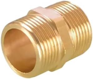 Garden Hose Connector 10PCS Brass 1/2" to 3/4 3/8 1 Thread Connector Reducing Repair Joint Copper Bubbler Adapter(1l8 x 3l8) - Image 4