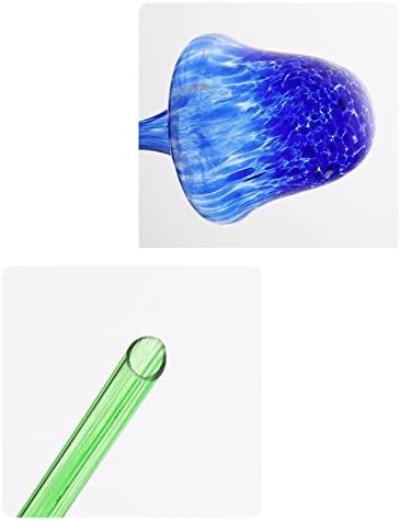 Plant Watering Globes Automatic Glass Watering Bulbs, Glass Ball Planter, Garden Watering Cans Glass drip System, Single Wood Wine Box for Gifting and Storage (Blue) - Image 5