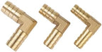Brass Hose Barb Fitting 4-25mm Straight Elbow Y Tee Cross Bulkhead 2/3/4 Way Splitter For Garden Home Water Pipe(Tee 3 Ways,19mm) - Image 6