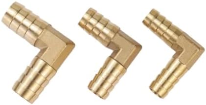Brass Hose Barb Fitting 4-25mm Straight Elbow Y Tee Cross Bulkhead 2/3/4 Way Splitter For Garden Home Water Pipe(Bulkhead,19mm) - Image 6