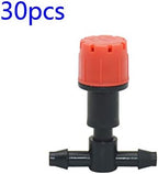 Gardening Watering System Tools 50-300pcs Garden Adjustable Nozzle with T-Shaped Barb Connector for Drip Irrigation Watering Sprinkler Drip Tip Dripper Flowerbed (Color : C x 50pcs) - Image 2