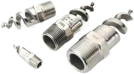 316L Stainless Steel Spiral Jet Nozzle - Full Cone Industrial Spray for Garden Use, Male Connection, Reducing Nipple Design(DN40) - Image 2