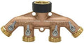 Garden Connector Adapter 3/4 Inch Threaded Four-way Garden Tap Water Dispenser Water Pipe Four-way Manifold Irrigation Valve Quick Connector 1pcs (Color : A) by Unknown