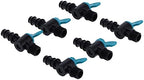 Jeffergarden Irrigation Valve Plastic Ball Switch Valve with 1 2in Male Thread and 20mm Hose Barb for Drip Irrigation, Adjustable Water Shut Off, Locking Connector for Garden Greenhouse Lawn - Image 3