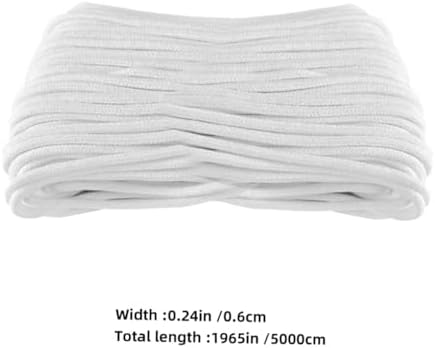 MAGICLULU Self Watering Cotton Wick Rope for Plants 6mm X 50m, Hydroponic DIY Water Absorbent Cord for Automatic Indoor Planter Irrigation and Vacation Plant Care - Image 2