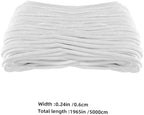MAGICLULU Self Watering Cotton Wick Rope for Plants 6mm X 50m, Hydroponic DIY Water Absorbent Cord for Automatic Indoor Planter Irrigation and Vacation Plant Care - Image 2