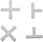 PVC Pipe Joints Drip irrigation Hose Splitters 3-Way, 4-Way Pipe Adapter with 10mm barb Agriculture Garden hose Connector 400 Pcs (Color : 3 Way) - Image 6