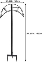 Freestanding Garden Hose Holder Stand, Iron Rack for Outdoor Use - Image 2