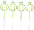 Cactus Shape Glass Watering Globe, 4pcs Automatic Plant Watering Stakes by IWOWHERO