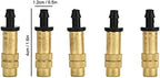 100PCS Single Hook Copper Atomizing Nozzle Mister Nozzles Drip Irrigation,for 4/7 Hose or Transfer to 8/11 Tube,Stable Spraying,360 Full Circle Spraying - Image 6