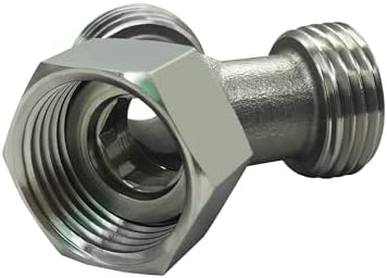 beduan Stainless Steel Garden Hose Splitter 2 Way Y Connector Heavy Duty for Outdoor Garden Faucet Hose Bib (Pack of 2) - Image 2