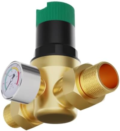 Water Pressure Regulator - Adjustable Pressure Reducer Gauges - Image 7