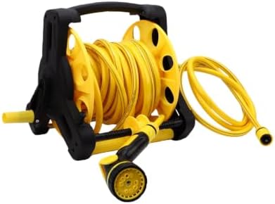 Water Hose Reel Cart 10m Rust Proof Automatic Storage - Image 4
