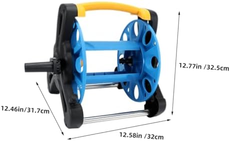 Levemolo Freestanding Garden Hose Storage Reel Heavy Duty Hose Holder for Outdoor Use Smooth Design Versatile Organizer for Keeping Your Garden Tidy - Image 4