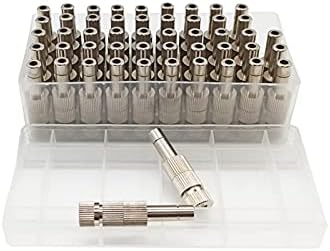 Garden Lawn Sprinkler Irrigation System 5 Pieces of Mist Cooling Slide Lock Nozzle Low Pressure Mini Quick Coupling Garden Irrigation Sprayer with Filter 6 Mm (Color : 0.6mm Orifice) - Image 5
