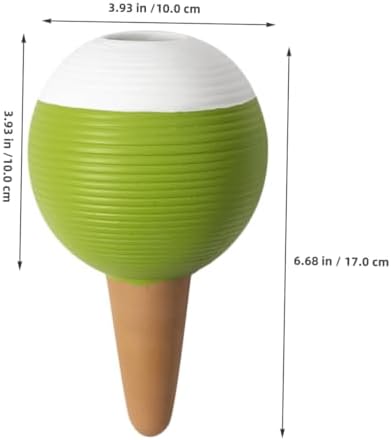 4pcs Terracotta Watering Globes Self-Watering Spikes for Indoor and Outdoor Plants, Drip Irrigation Plant Stakes for Potted Gardens, Automatic Watering Device Set - Image 2