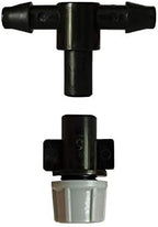 Garden Lawn Sprinkler Irrigation System 10Pcs Plastic Atomizing Nozzle with T-Connector for Greenhouse Micro-Irrigation Watering Sprayer Head - Image 6