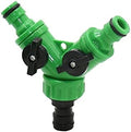 Plumbing Fittings Ball Valve Hose Connector 2-Way Garden Tap Water Splitter Y Splitter Watering Adjustable Switch Female 1/2 3/4 Garden Hose 1pcs(B) by Unknown