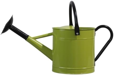 Markson Watering Can with Dual Handles and Removable Spout 1 Gallon Metal Green Black by MARKSON