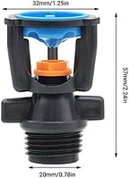 1/2" External Thread Rotating Sprinklers Mini Wobbler Irrigation Water Spray Sprinkler Farm 360 Degree Rotary Watering Nozzles (Size : 2 pcs) () - Image 6