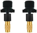 Adjustable Flow Brass Spray Nozzle + Connector Drip Irrigation Nozzle Outdoor Botanical Garden Courtyard Greenhouse Cooling Spray System 50pc Copper Nozzle +4 Points External Thread by Unknown