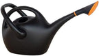 Plexon, Large Watering Can Outdoor, Water Pot for Plants, 2.6 gal Large Capacity Resin Garden Watering Can with Dual Handles, Outdoor Plant Waterer, Black by Plexon