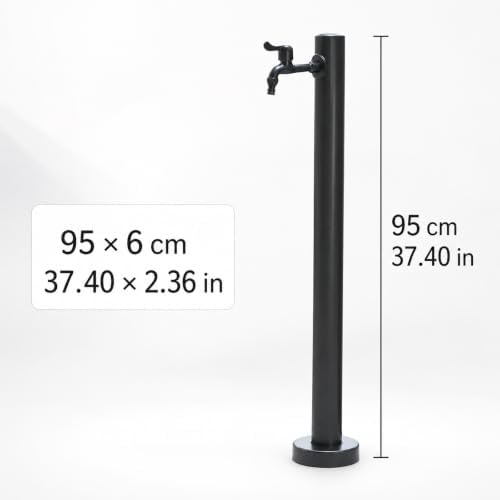Stainless Steel Garden Water Column Faucet Post, Freestanding Hose Stand - Image 6