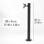 Stainless Steel Garden Water Column Faucet Post, Freestanding Hose Stand - Image 6