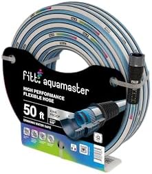 FITT Aquamaster 5/8" 50ft, high performance flexible Garden Hose for intensive Use. Kink-proof - Image 2